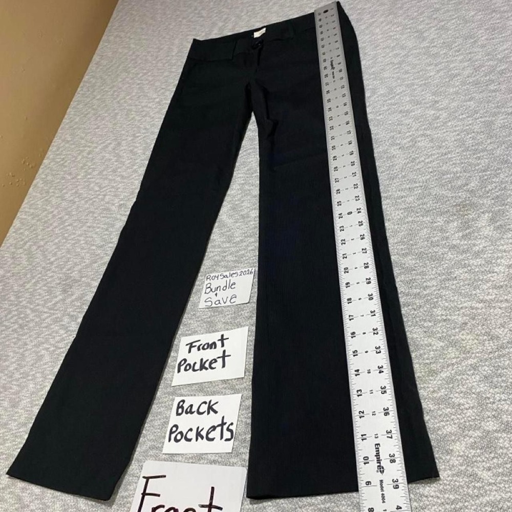 Margret Black low rise flare pants women S. SKU-C201#flare
